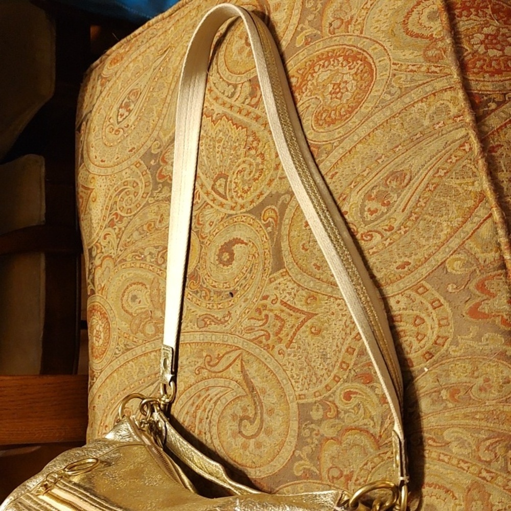Coach Poppy Jazzy Rare gold Crossbody Bag 20384E Great Condition - Picture 10 of 16